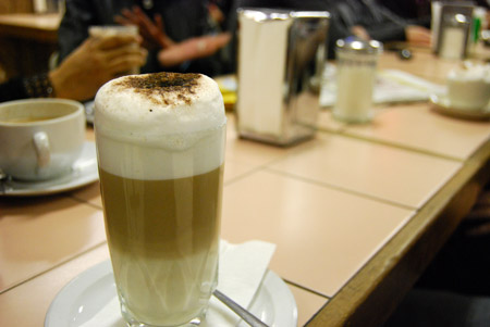 An awesome latte. Yum.