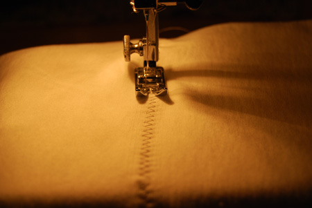 It was a dark and stormy night! And I was sewing.