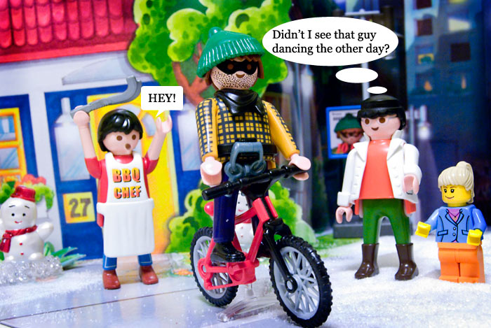 The XMAS Bandit stole his bike!