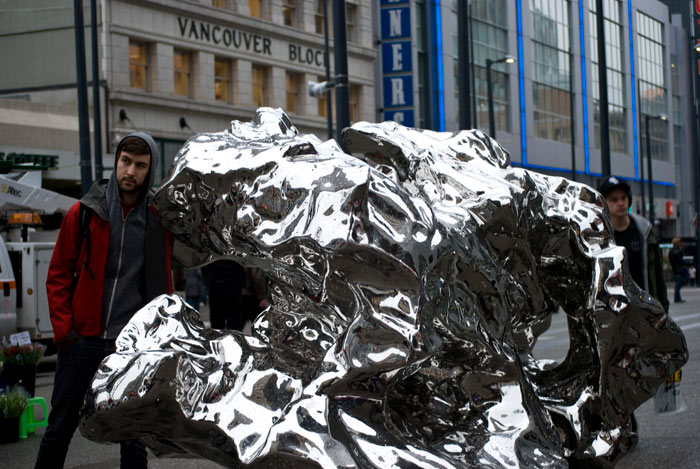 The meteor on Georgia Street