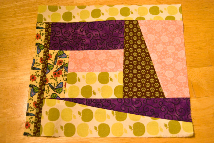 Quilt square - the crazy kind