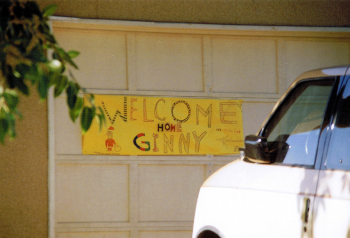 Welcome home Ginny!