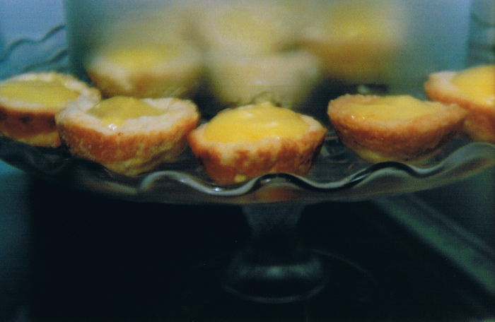 lemon tarts in the fridge.