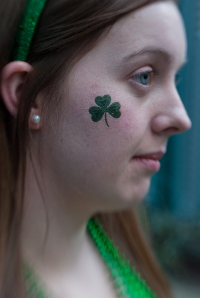 Shamrock face!