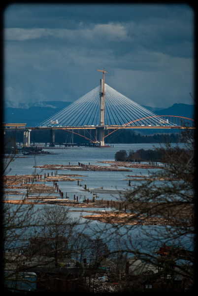 Work on the bridge