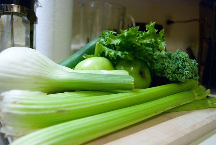 Veggies! And some apples!