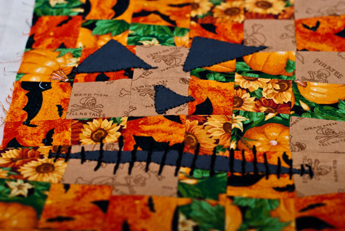All hand stitched. And it shows.