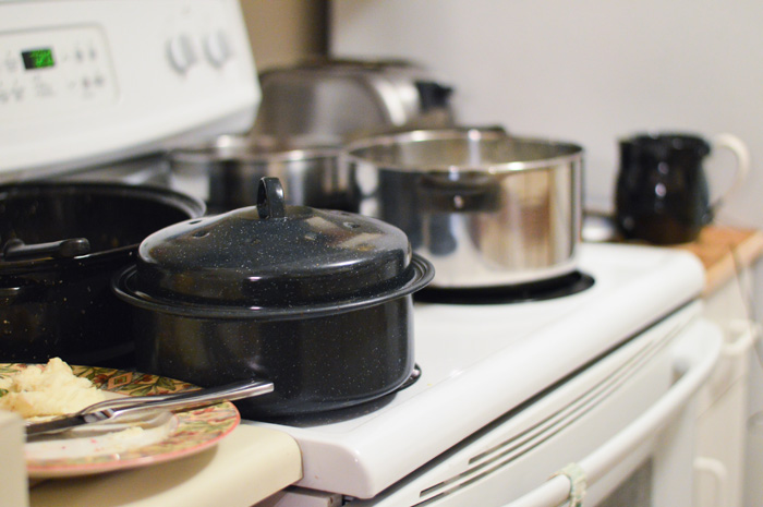 Every dish in the house.