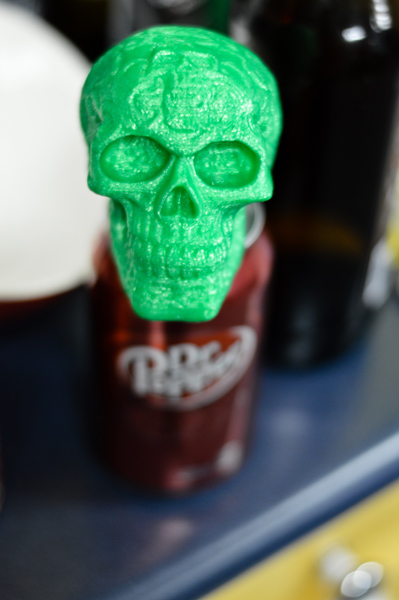 3D printer skull. AWESOME.
