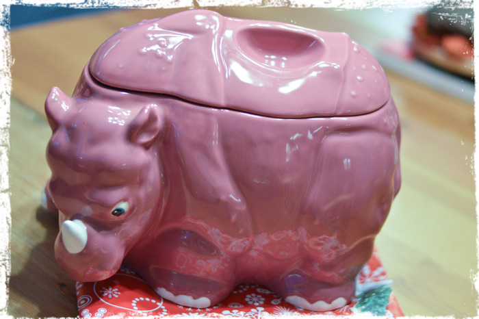 Rhino full of treats!