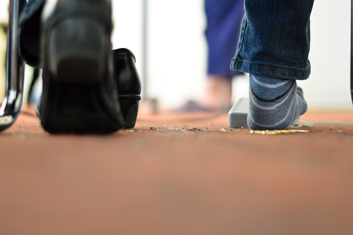 One shoe!